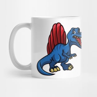 Cute Spinosaurus Happy Dinosaur Mug